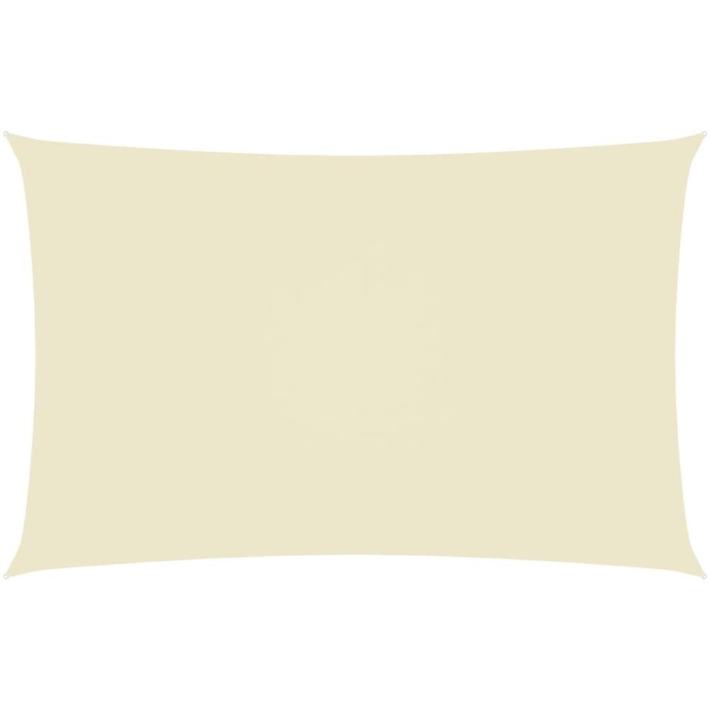 Parasole a Vela Oxford Rettangolare 3x6 m Crema - Foto 1