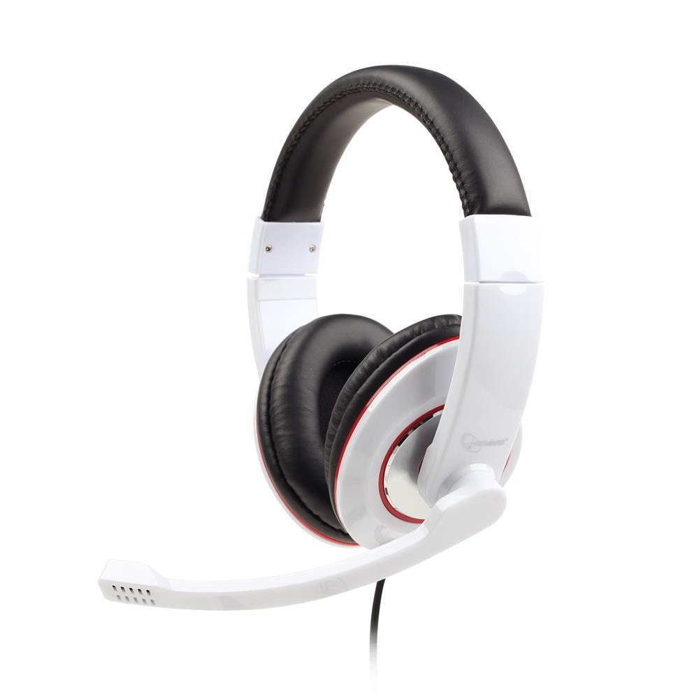 Cuffie Stereo con Microfono - Bianco - Foto 1