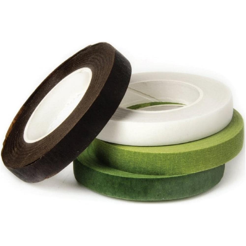 Nastro di carta per steli verde chiaro 12mm 27 m - Foto 1