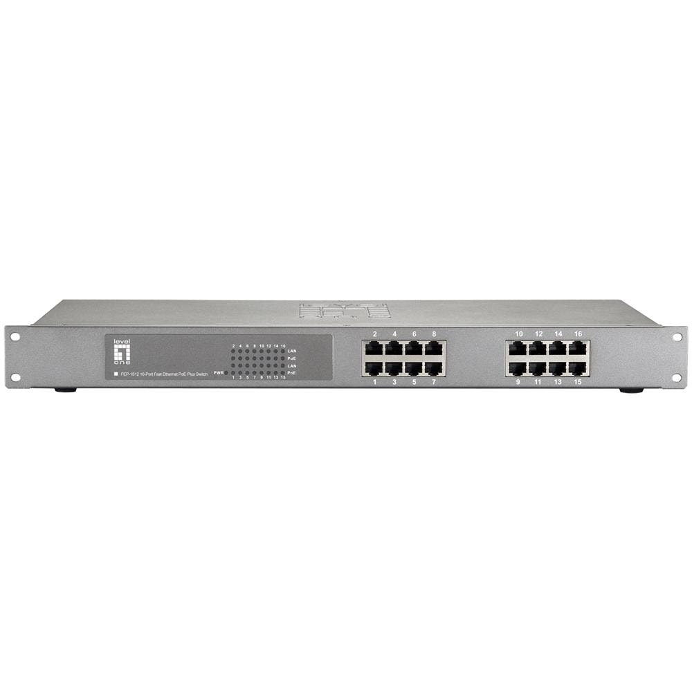 FEP-1612 Fast Ethernet (10/100) Supporto Power over Ethernet (PoE) Grigio - Foto 1