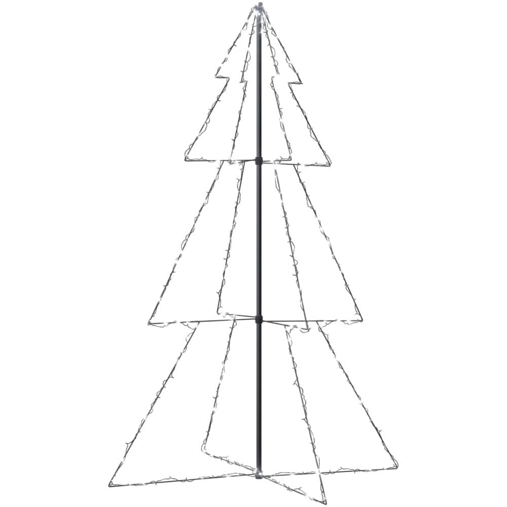 Albero di Natale a Cono 240 LED per Interni Esterni 118x180 cm - Foto 2