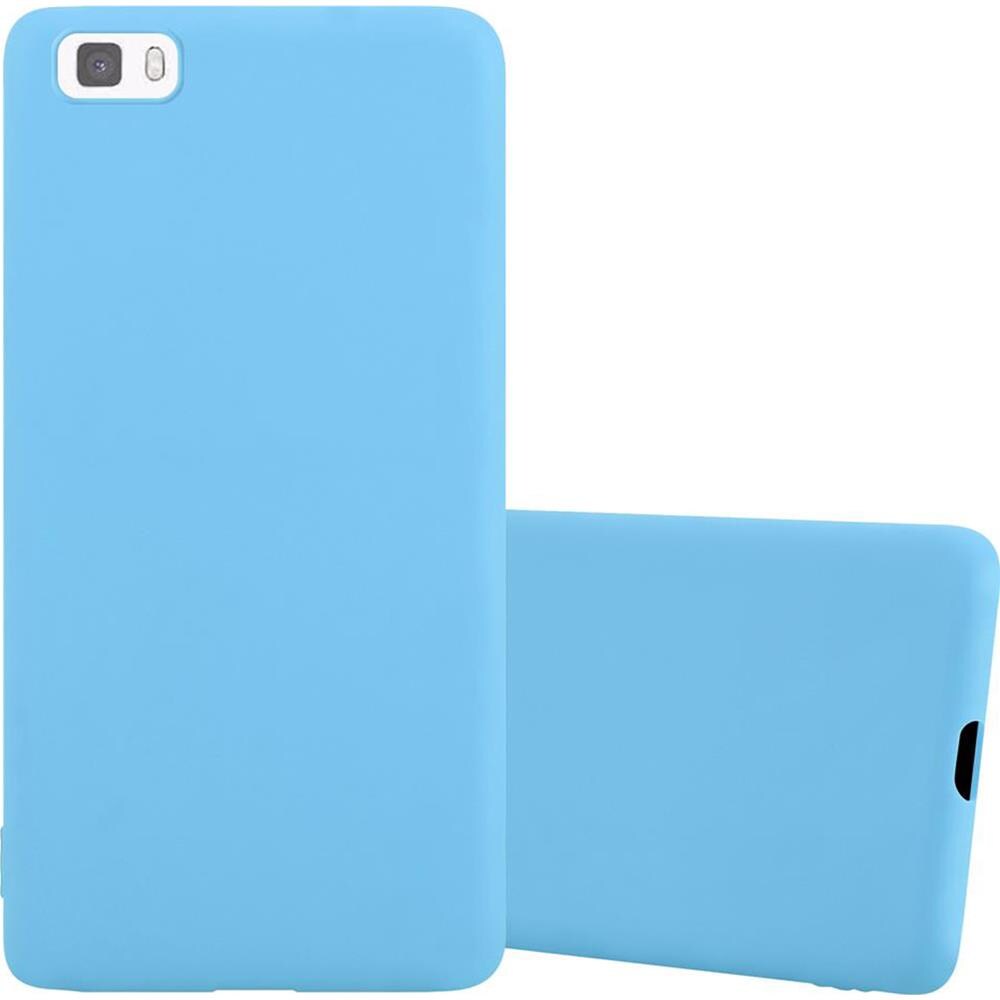 Custodia Compatibile Con Huawei P8 Lite In Candy Blu - Coperchio Protettivo In Silicone Tpu Flessibile - Foto 1
