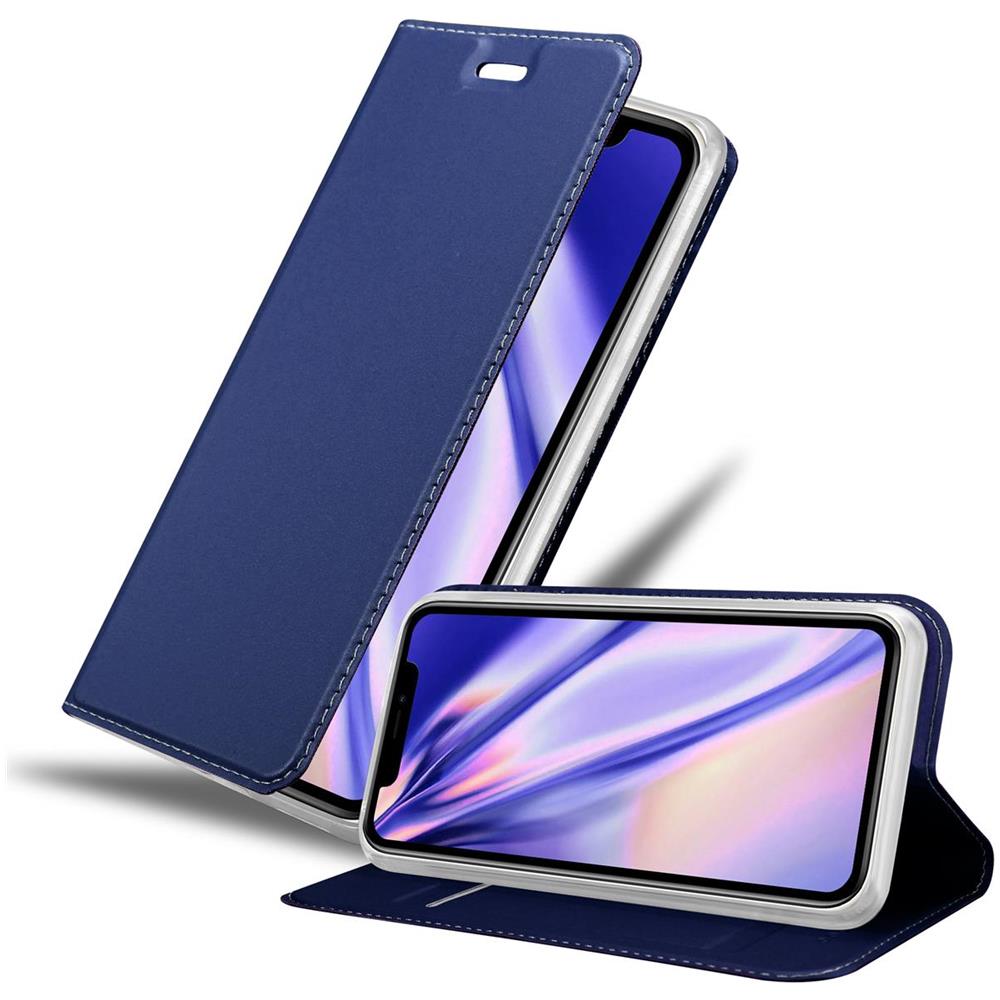 Custodia Compatibile Con Apple Iphone 11 In Classy Blu Scuro - Coperchio Protettiva Con Chiusura Magnetica, Funzione Stand E Tasca Per Le Carte - Foto 1