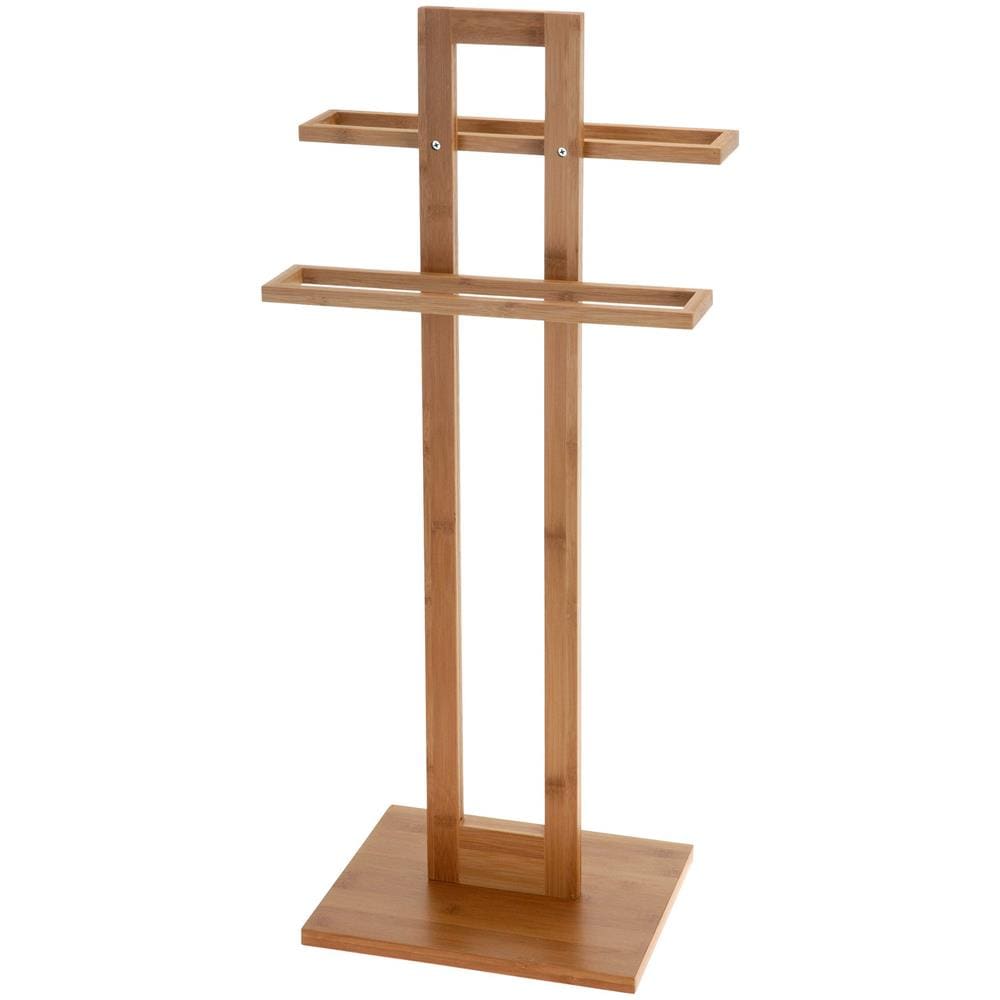 Porta Asciugamani Da Bagno Bambus, 2 Spalle - Foto 1