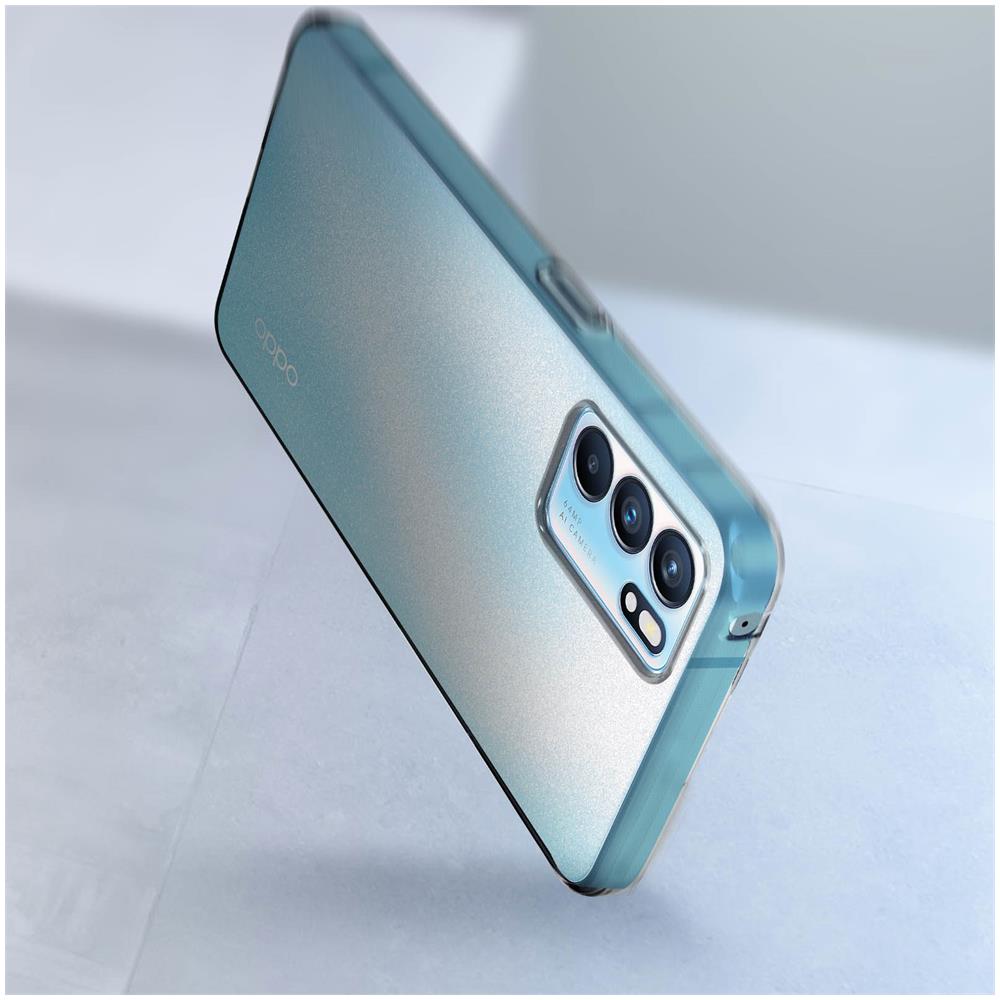 Cover Goppo Reno 6 5g Silicone Flessibile Sottile Leggero Trasparente - Foto 2