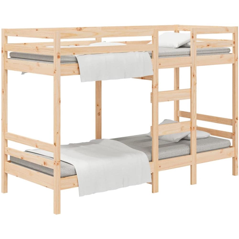 Letto a Castello 80x200 cm in Legno Massello di Pino - Foto 2