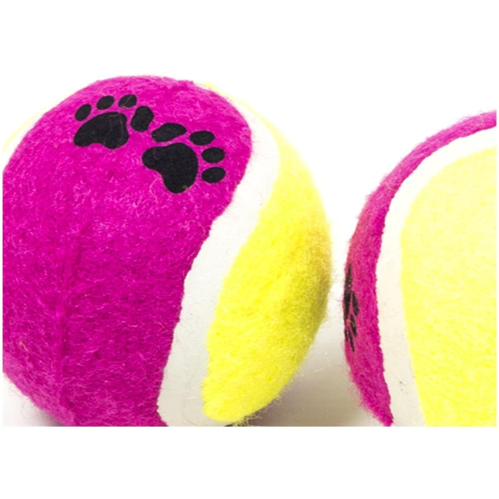 Set 2 Palline Da Tennis Giocattolo Resistente Interattivo Per Animali Domestici - Foto 2