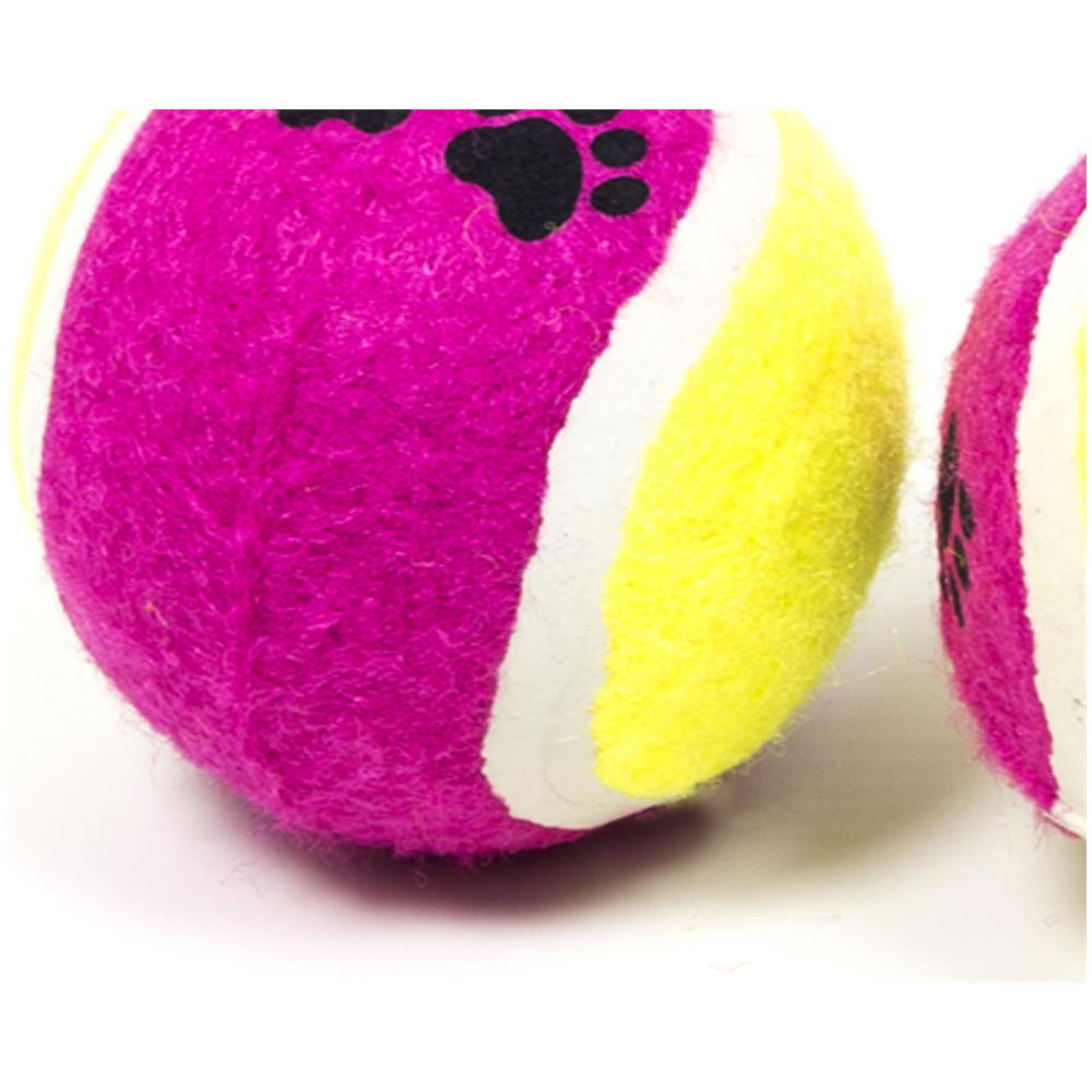 Set 2 Palline Da Tennis Giocattolo Resistente Interattivo Per Animali Domestici - Foto 3