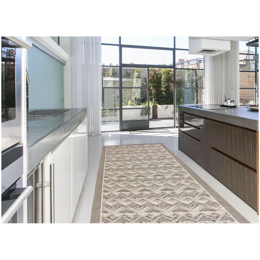 Tappeto Passatoia Cucina Corsia Retro Antiscivolo Disegni New Varie Fantasie By Suardi 55x140 Luxor Beige - Foto 1