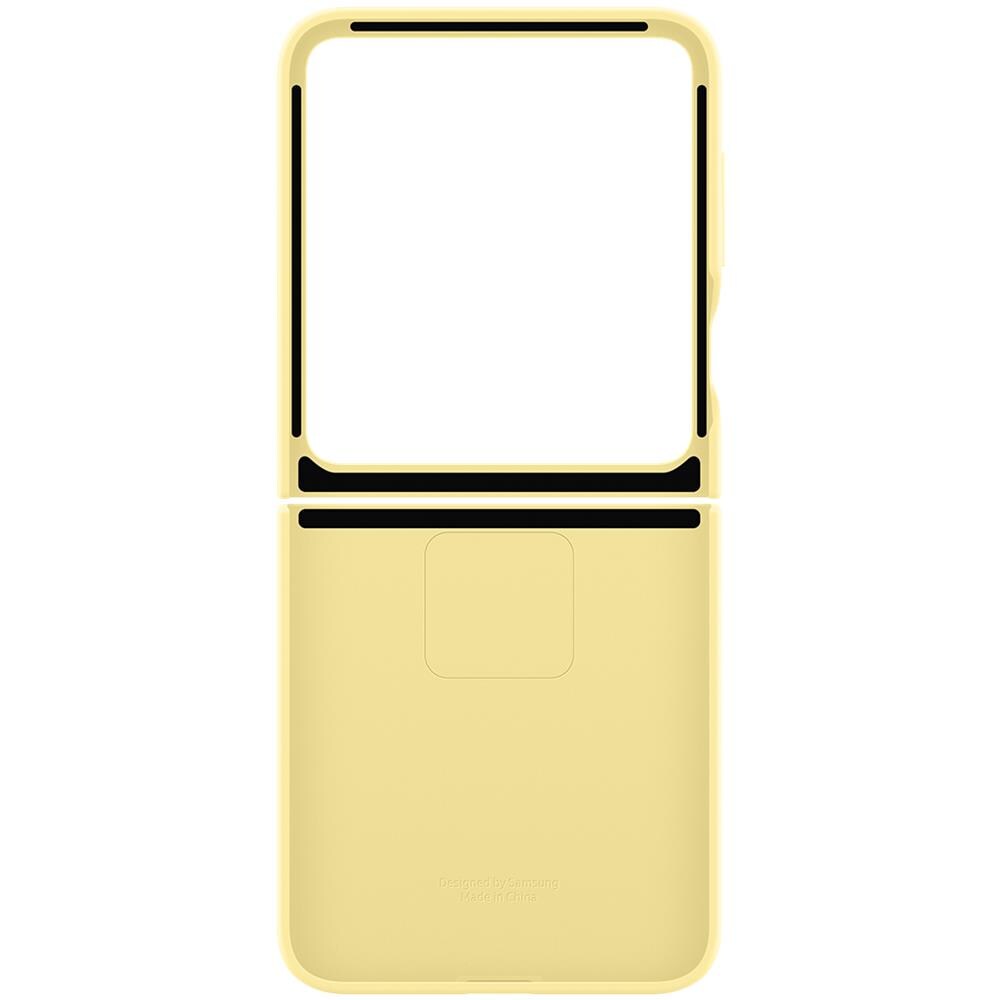 Galaxy Z Flip6 Silicone Case with Ring Gialla - Foto 6
