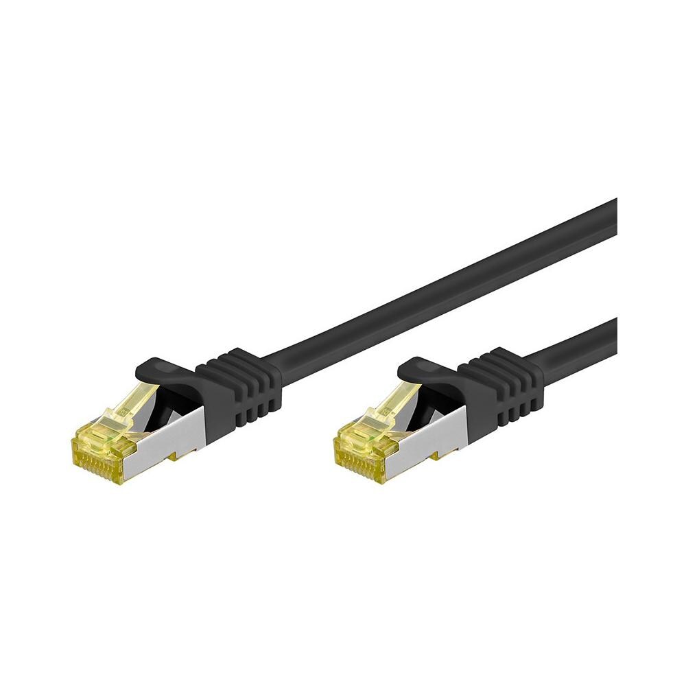 ICOC R7-7SS-300-BK - Cavo Patch Cat. 7 Plug RJ45 6A S / FTP LSZH 30m Nero - Foto 1