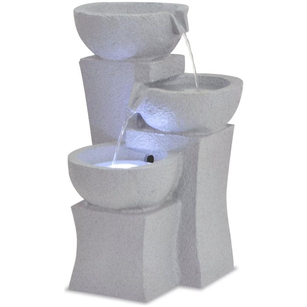 Fontana Da Interni Con Luce A Led In Poliresina - Foto 1