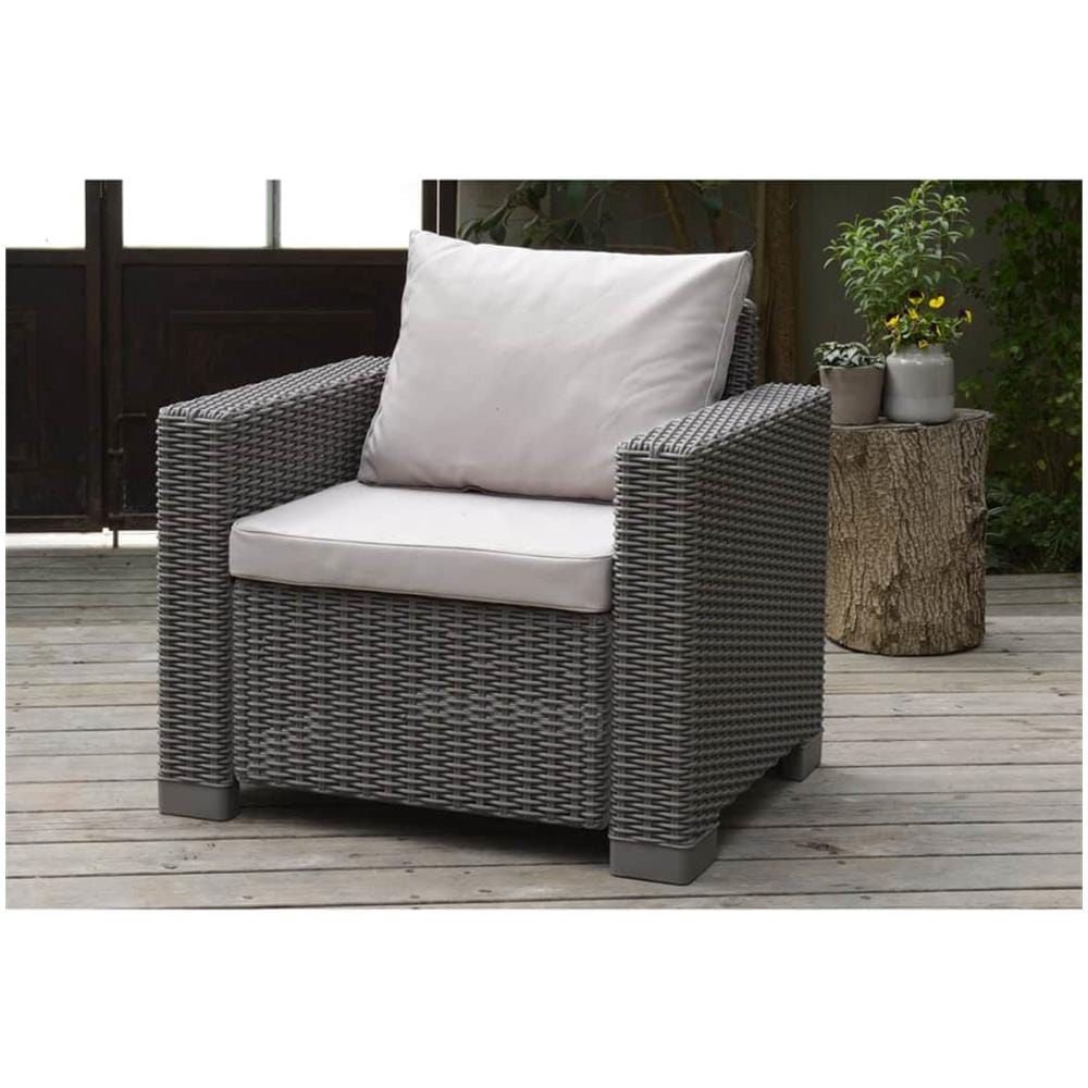 Set Sedie Da Giardino 2 Pz California Cappuccino 231560 - Foto 2