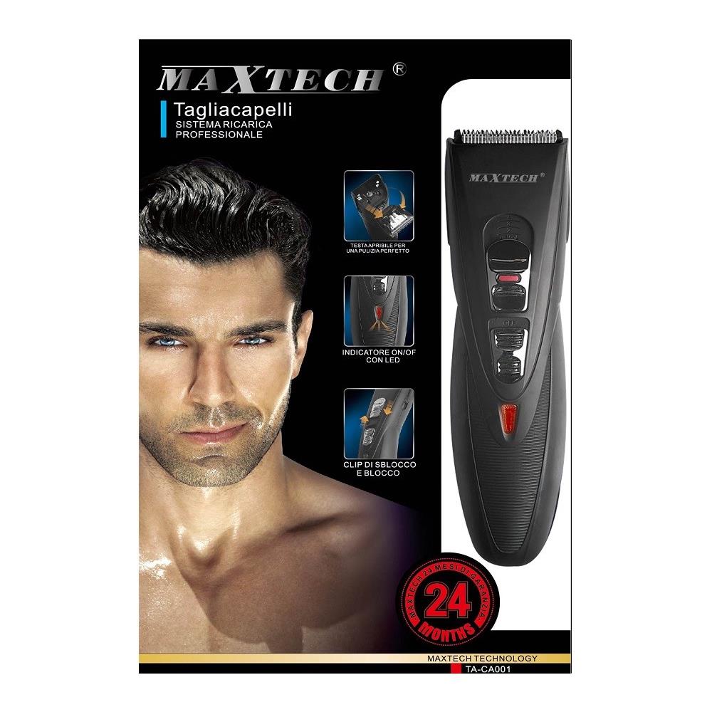 Tagliacapelli Rasoio Uomo Elettrico Ricarica Professionale Maxtech Ta-ca001 - Foto 1