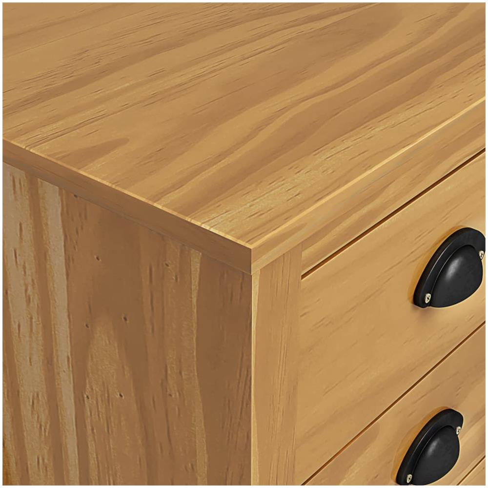 Credenza Hill 46x35x80 cm Legno Massello di Pino - Foto 2