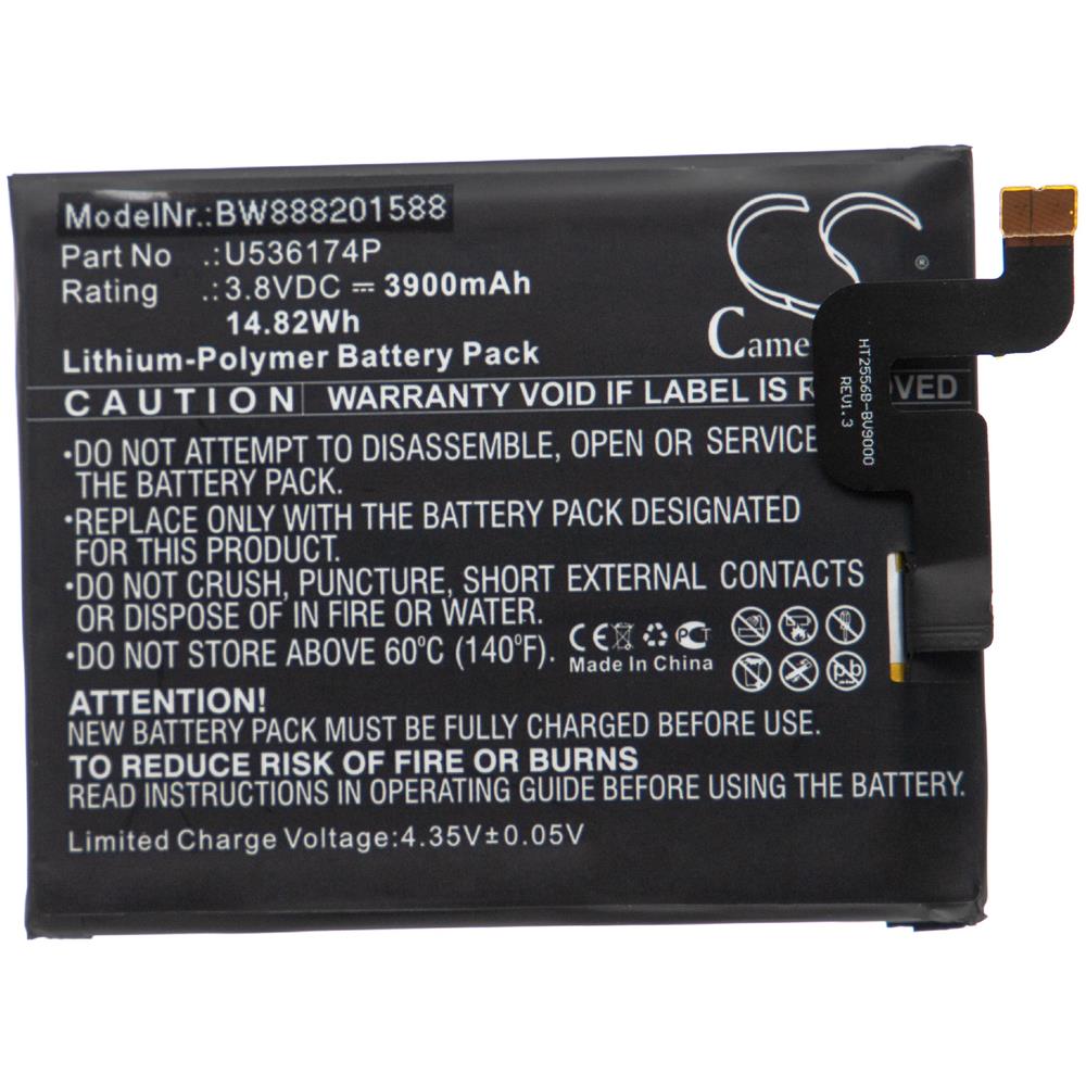 Batteria Compatibile Con Blackview Bv9000 Pro Smartphone Cellulare (3900mah, 3,8v, Li-poly)  - Foto 1