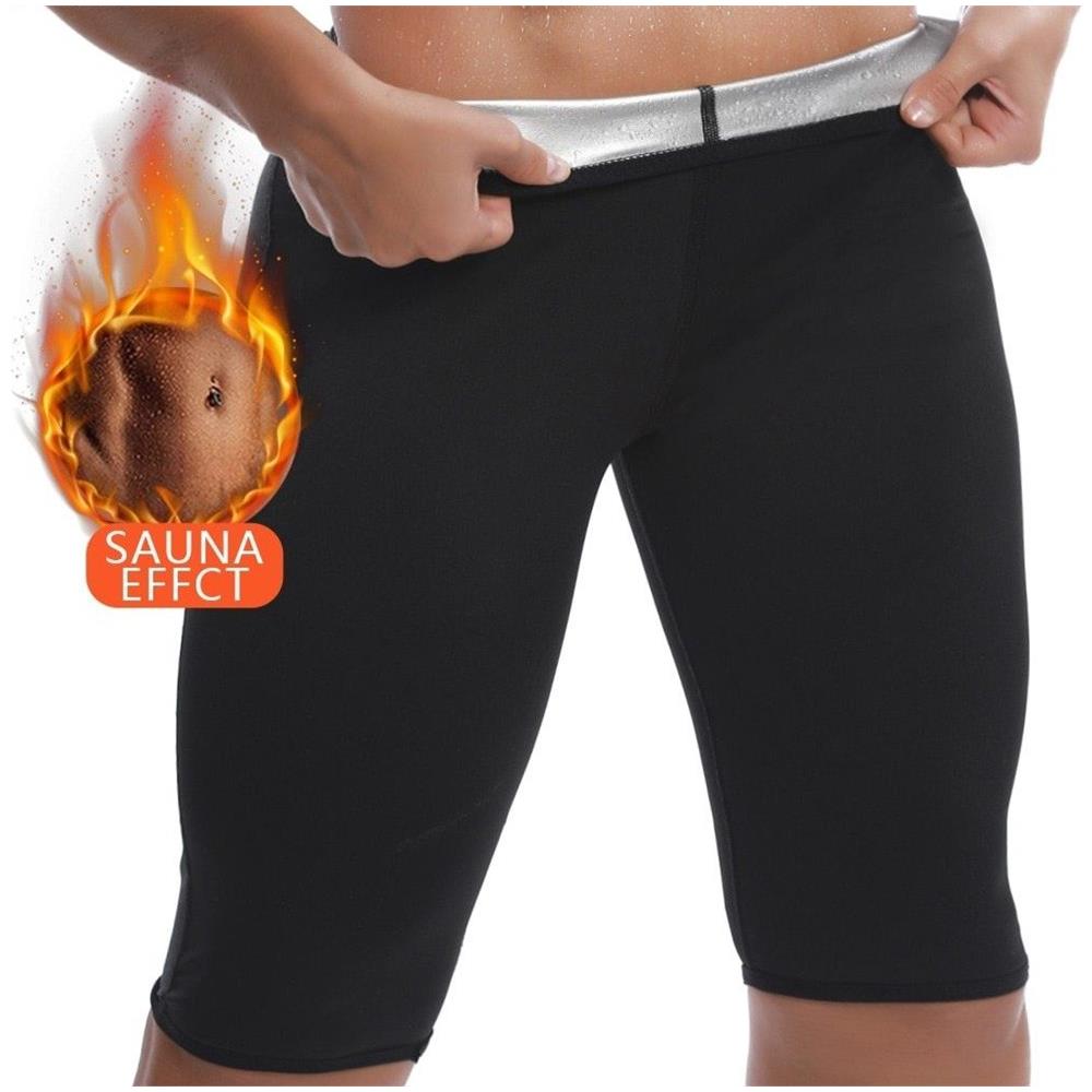 SLOWMOOSE - Gli Uomini Sudano Pantaloncini Da Sauna, Pantalone Dimagrante  Per Allenatore In Vita [ nero / M] - ePRICE
