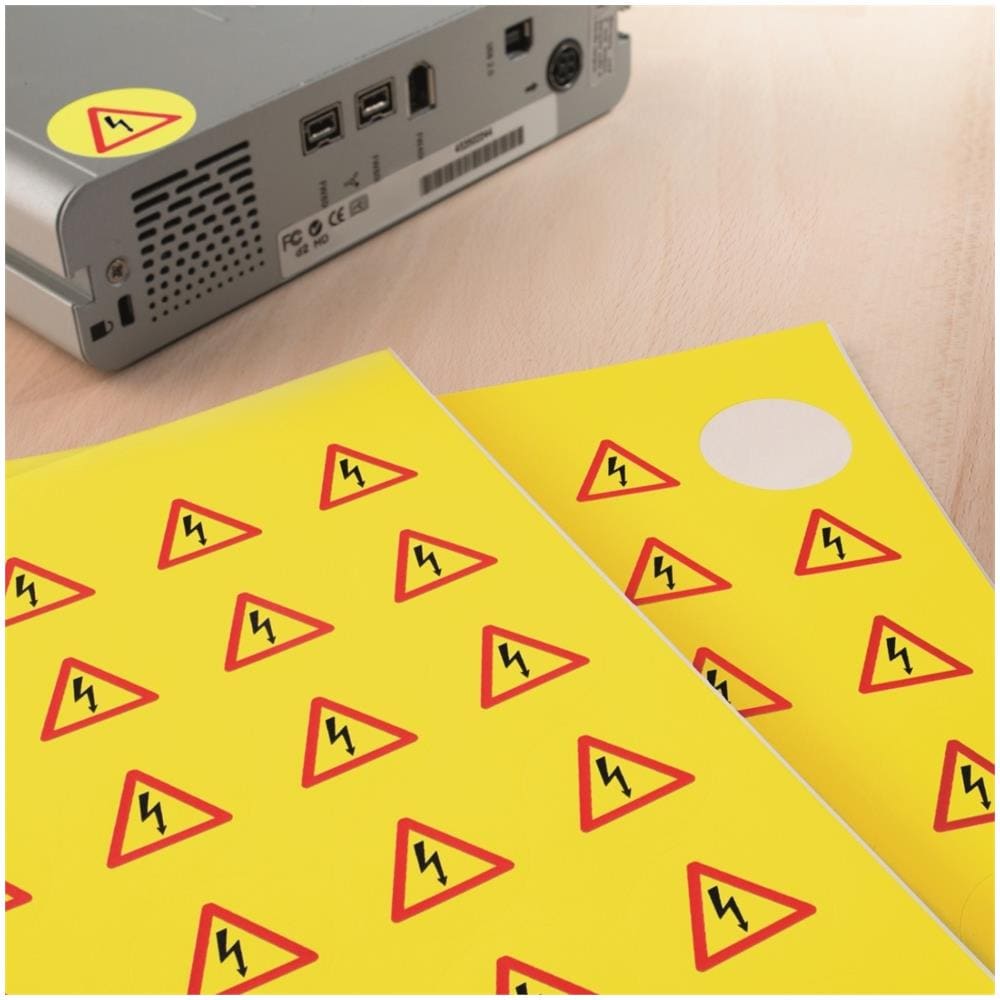 Carta per Stampanti Laser a Colori per CD e DVD Gialla 25 Pezzi 8034 - Foto 1