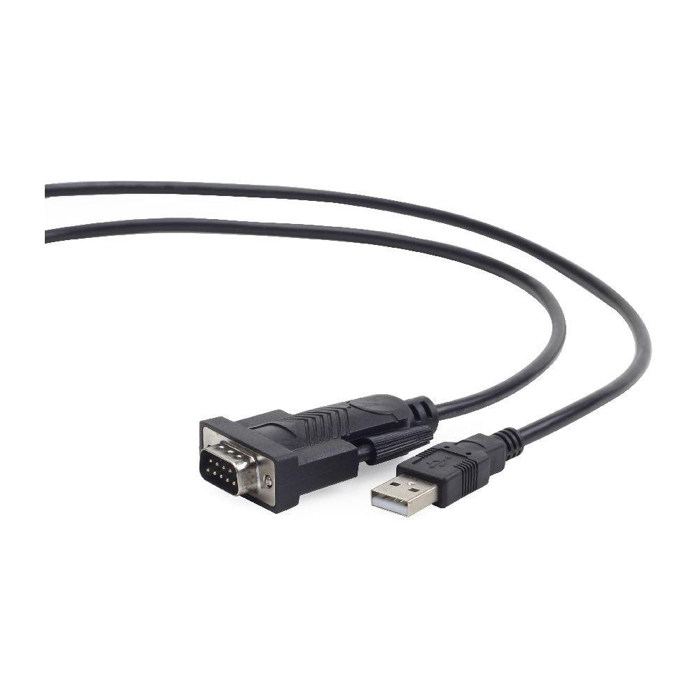 UAS-DB9M-02 USB 2.0 DB9M Nero cavo di interfaccia e adattatore - Foto 1