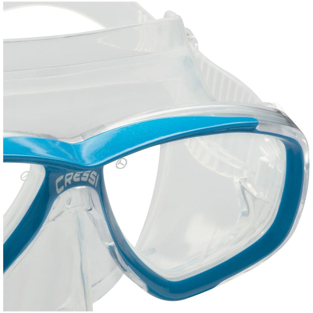 Maschera Perla Trasparente Trasparente / blu - Foto 3