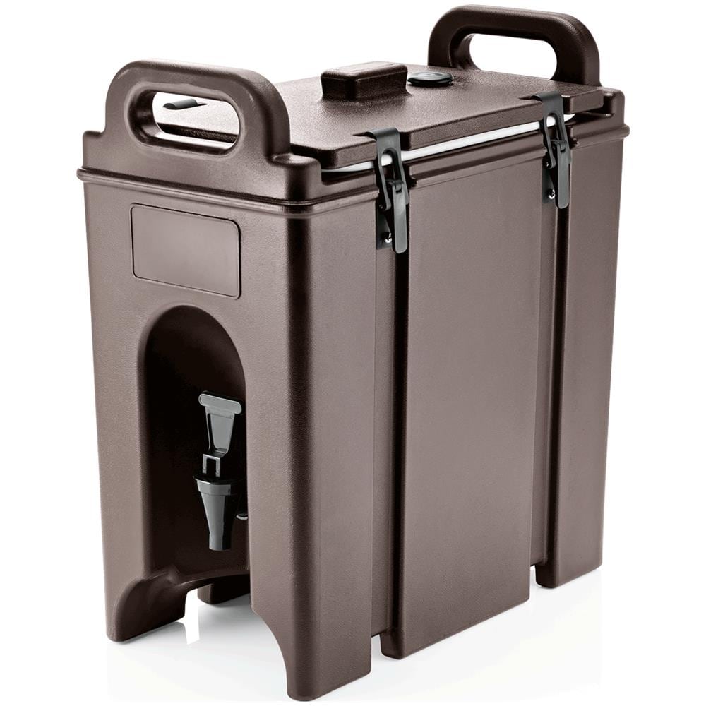 Contenitore Termico Per Alimenti, Thermos Per Alimenti Caldi, Dispenser Termico Con Rubinetto - Marrone, 18l - Foto 1