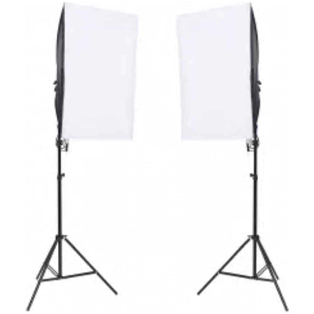 Kit Per Studio Fotografico Con Set Luci, Fondale E Riflettore - Foto 2