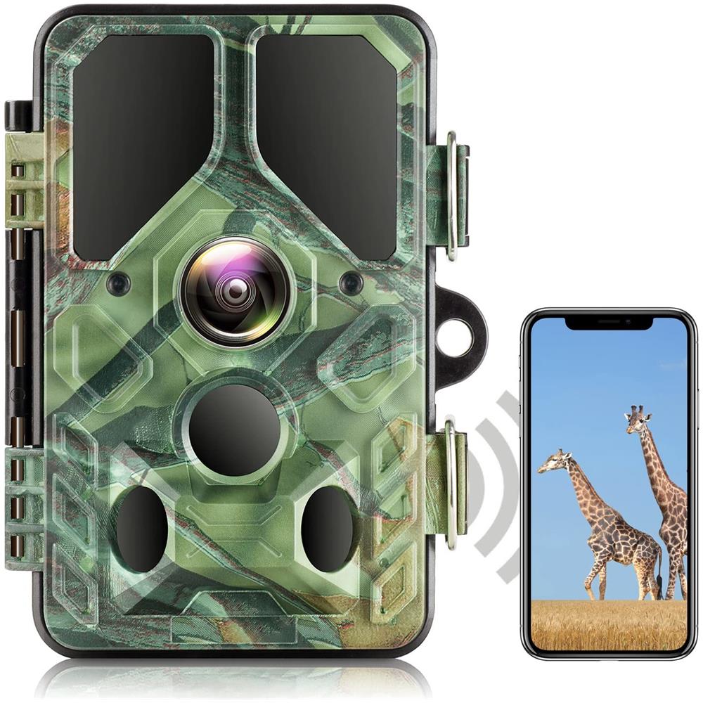 CHRONUS - Wifi Wildlife Camera 20mp 1296p, Ip66 Étanche 120° Grand ...