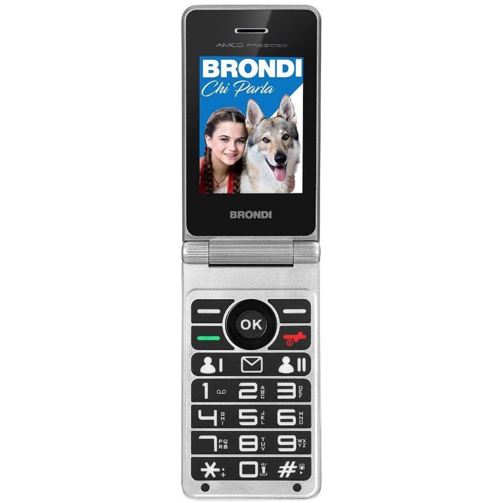 Amico Prezioso Senior Phone Dual Sim Display 1.77" MicroSD Bluetooth con Tasti Grandi + SOS Fotocamera 1.3 MP Colore Nero / Metallico - Italia - Foto 4