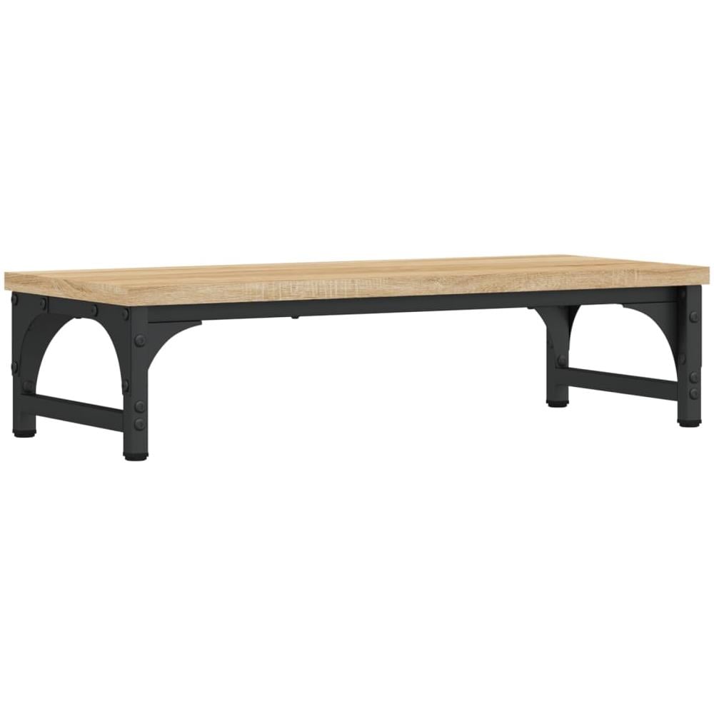 Supporto Per Monitor Rovere Sonoma 55x23x14cm Legno Multistrato - Foto 2