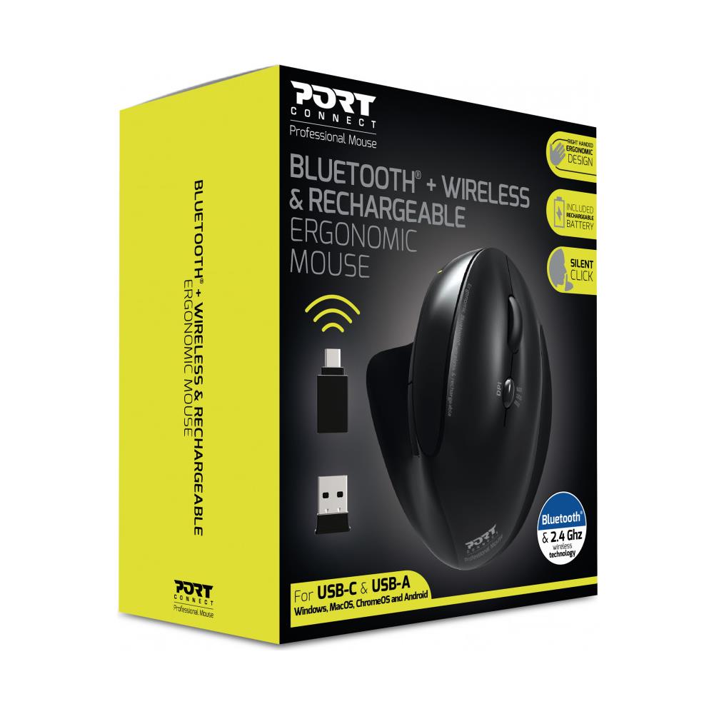 900706-BT mouse Ufficio Mano destra RF senza fili + Bluetooth Ottico 1600 DPI - Foto 11