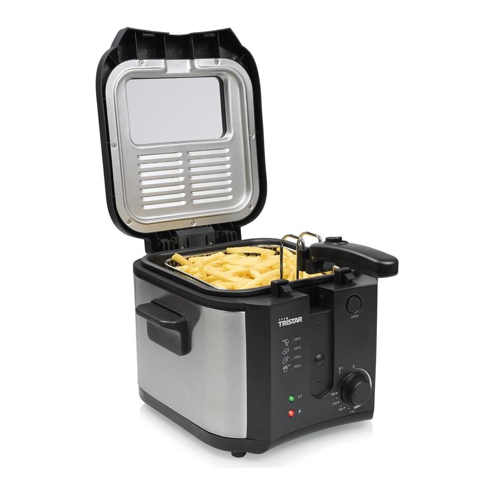Friggitrice ad olio 25 Lt 1600 W colore Nero FR-6878 - Foto 1
