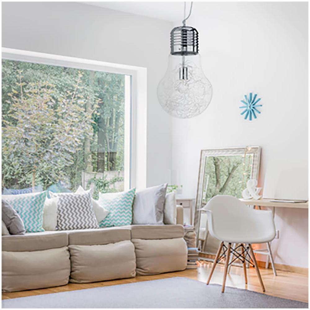 Lampada A Sospensione 70w E27 Ideal Lux Alluminio - Foto 2
