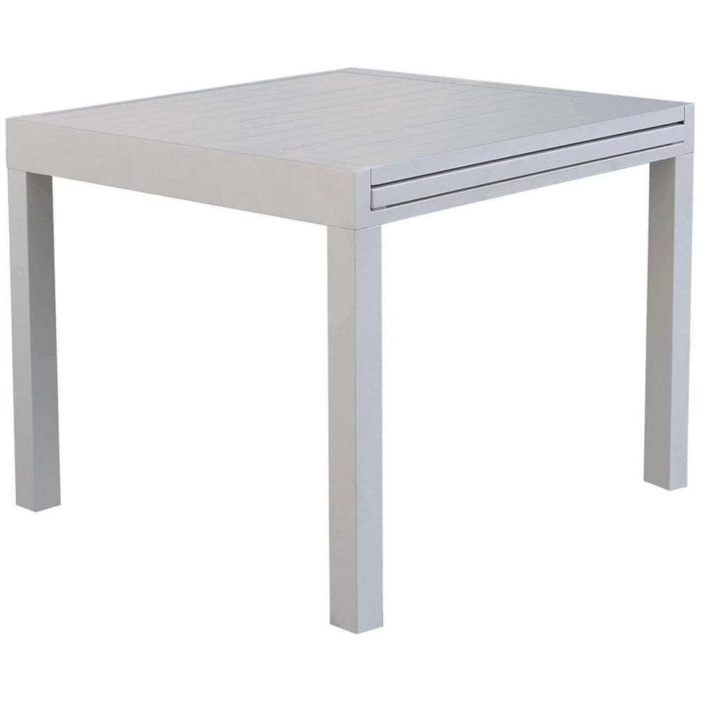 Jerri - Set Tavolo In Alluminio Cm 90/180 X 90 X 75 H Con 6 Poltrone Dynamo - Foto 2