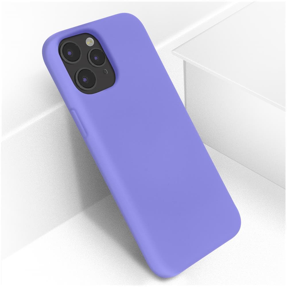 Cover Silicone Iphone 12 Pro Max Semi-rigida Opaca Soft Touch Viola - Foto 5