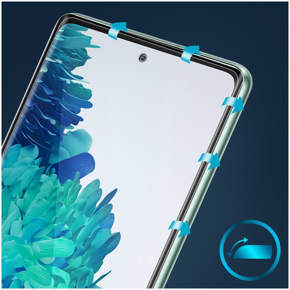 Salvadisplay Samsung Galaxy S20 Fe Vetro Temperato Trasparente Bordo Nero - Foto 5