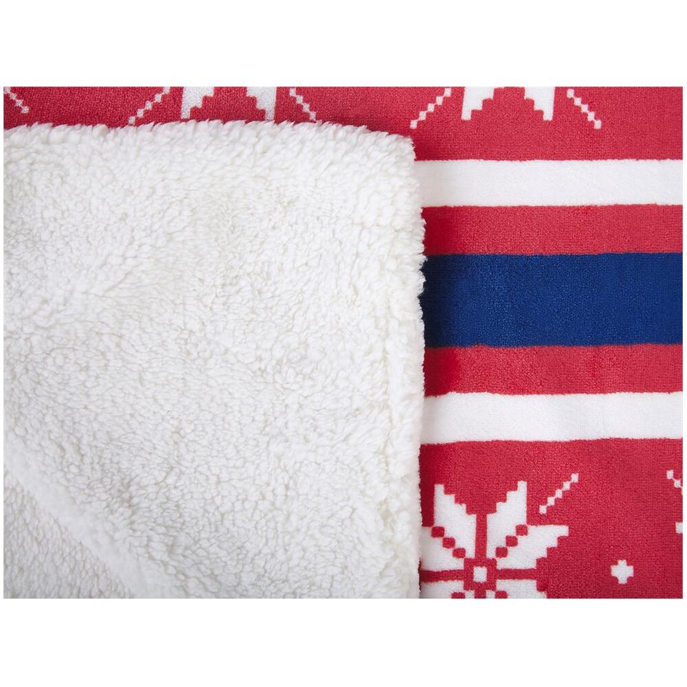 Coperta 150 X 200 Cm Rossa E Blu Reka - Foto 2