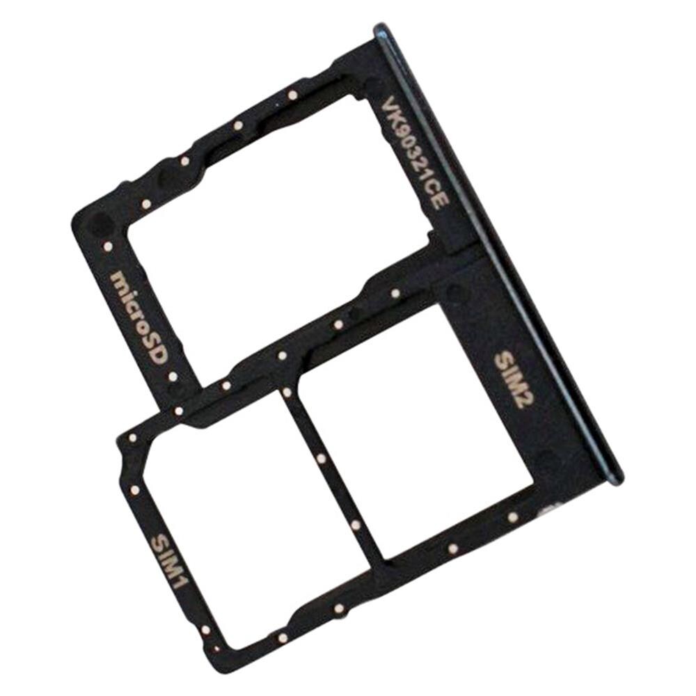 Galaxy A40 (sm-a405f / ds) Porta Scheda Dual Sim E Carrello Micro-sd Hybrid, Ricambio Originale, Nero - Foto 1