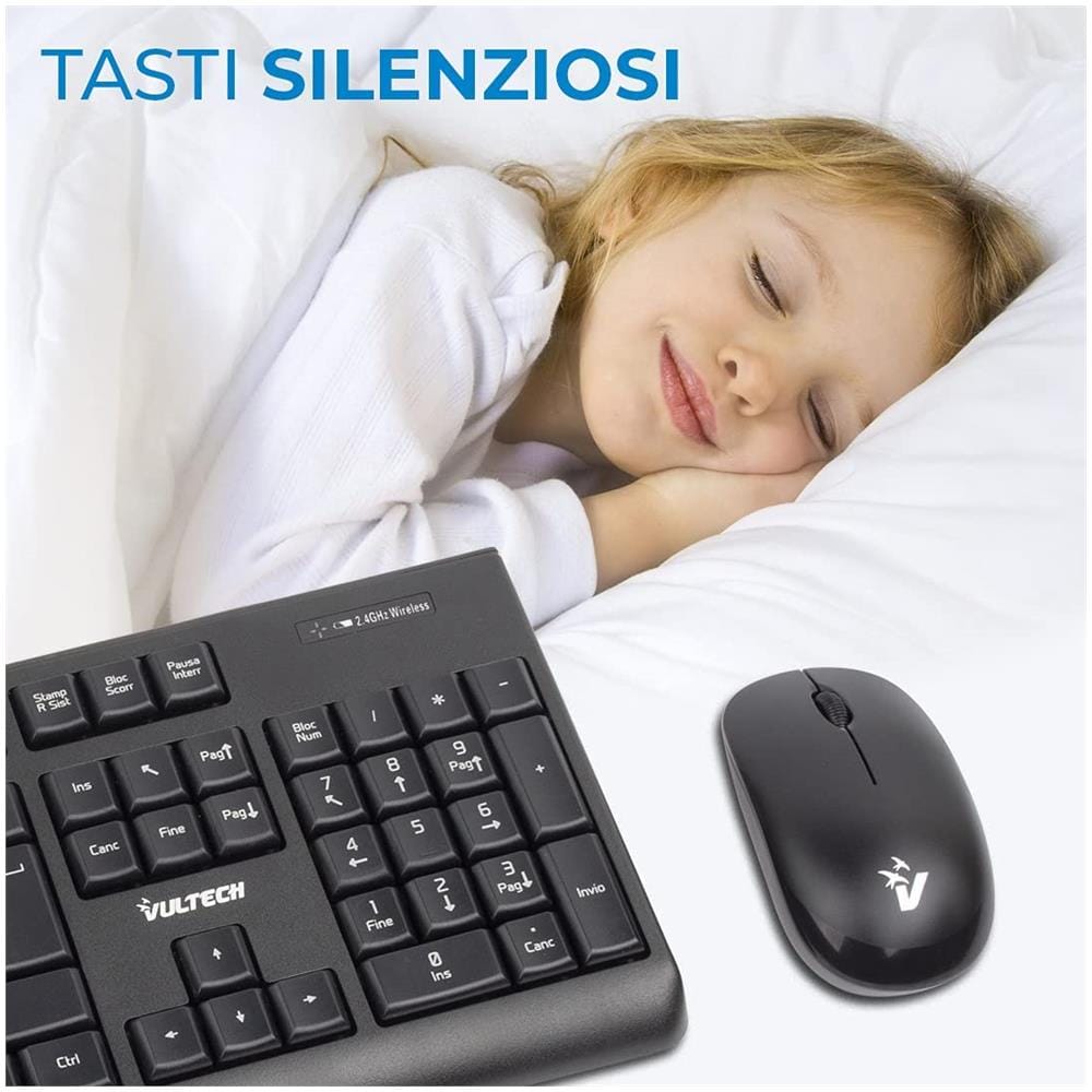 Tastiera e Mouse USB 322195 (Layout Italiano) - Foto 4