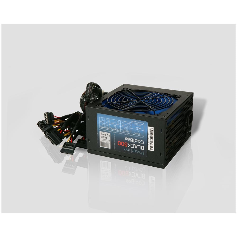 Powerline Black 500 500W ATX Nero alimentatore per computer - Foto 1