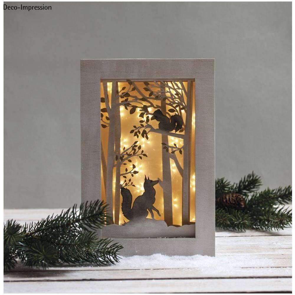 Kit Cornice In Legno Bosco Di Natale 20 X 30 X 6,6,6 Cm - Foto 1