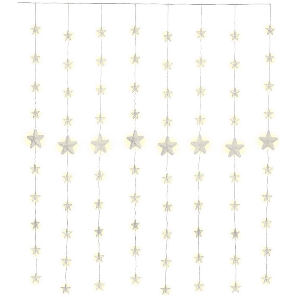 Tenda Luminosa Con Stelle Natalizie 80 Led E Telecomando - Foto 2