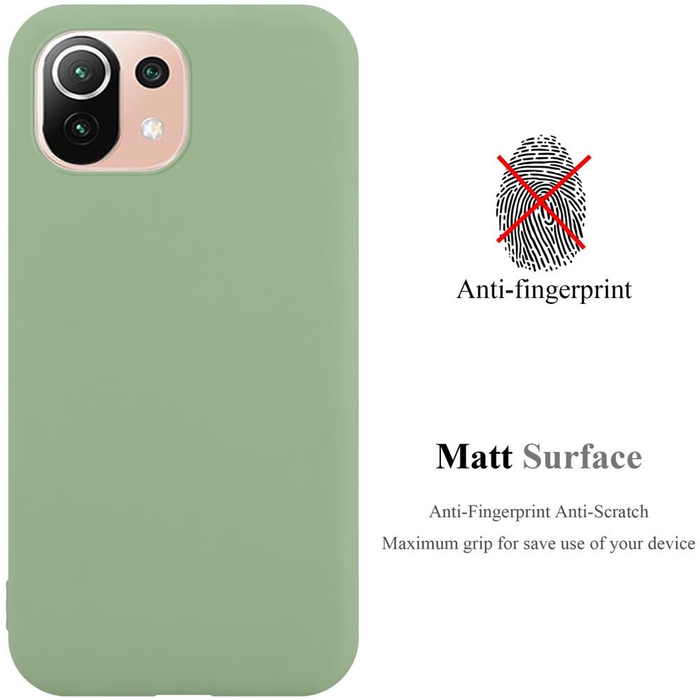 Custodia Compatibile Con Xiaomi Mi 11 Lite (4g / 5g) / 11 Lite Ne In Candy Pastello Verde - Coperchio Protettivo In Silicone Tpu Flessibile - Foto 2