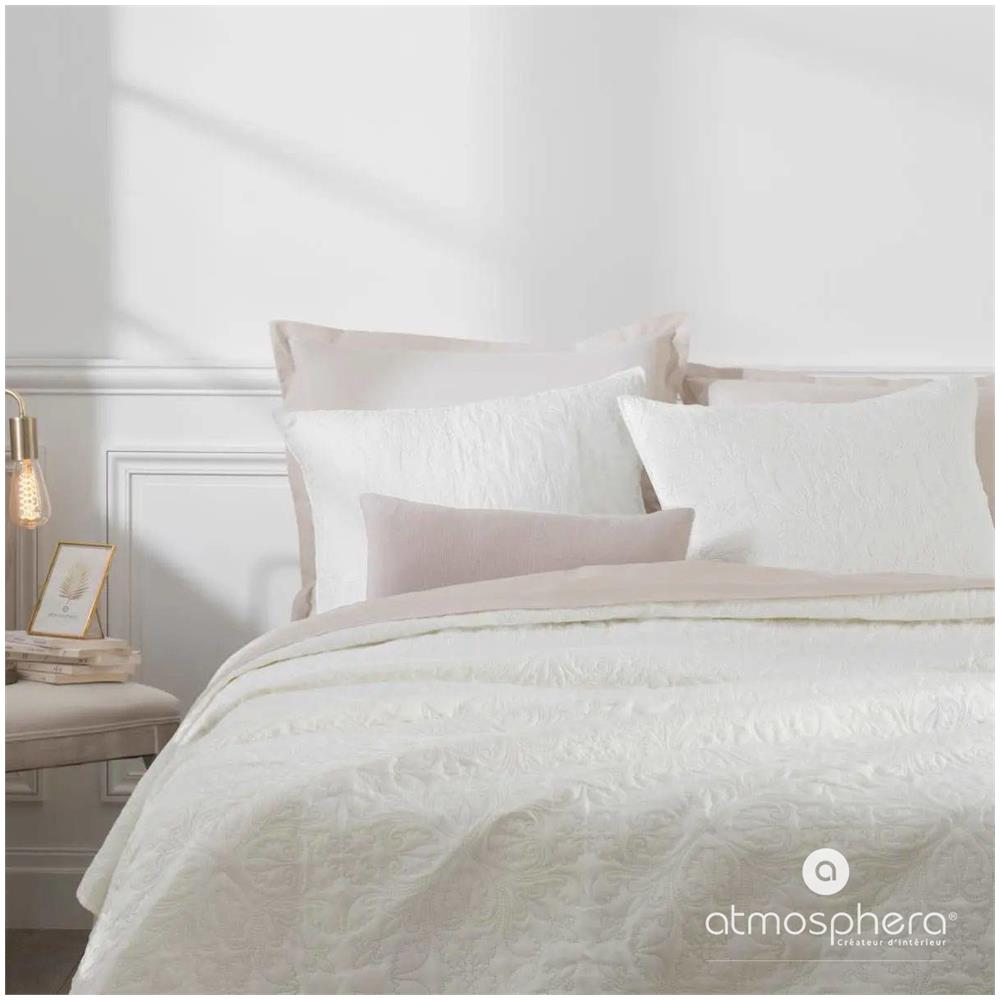 Inserto In Colore Avorio Con Cuscini Decorativi, Kapa Per Letto, Copriletto Sul Versale - Foto 1