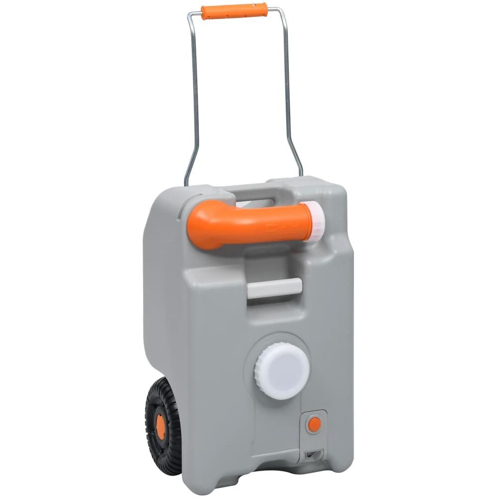 Serbatoio D'acqua Con Ruote Per Campeggio 25 L Grigio - Foto 3