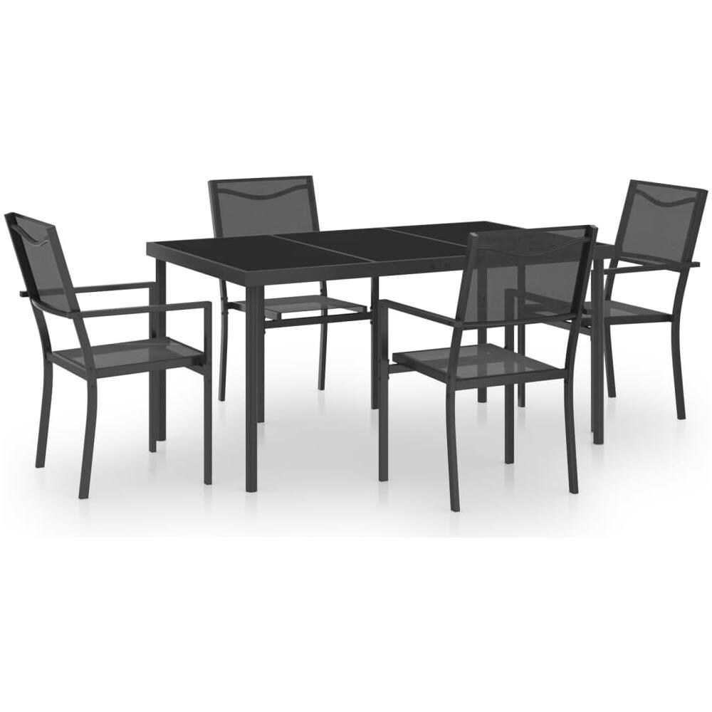 Set Da Pranzo Da Giardino 5 Pz In Acciaio - Foto 2