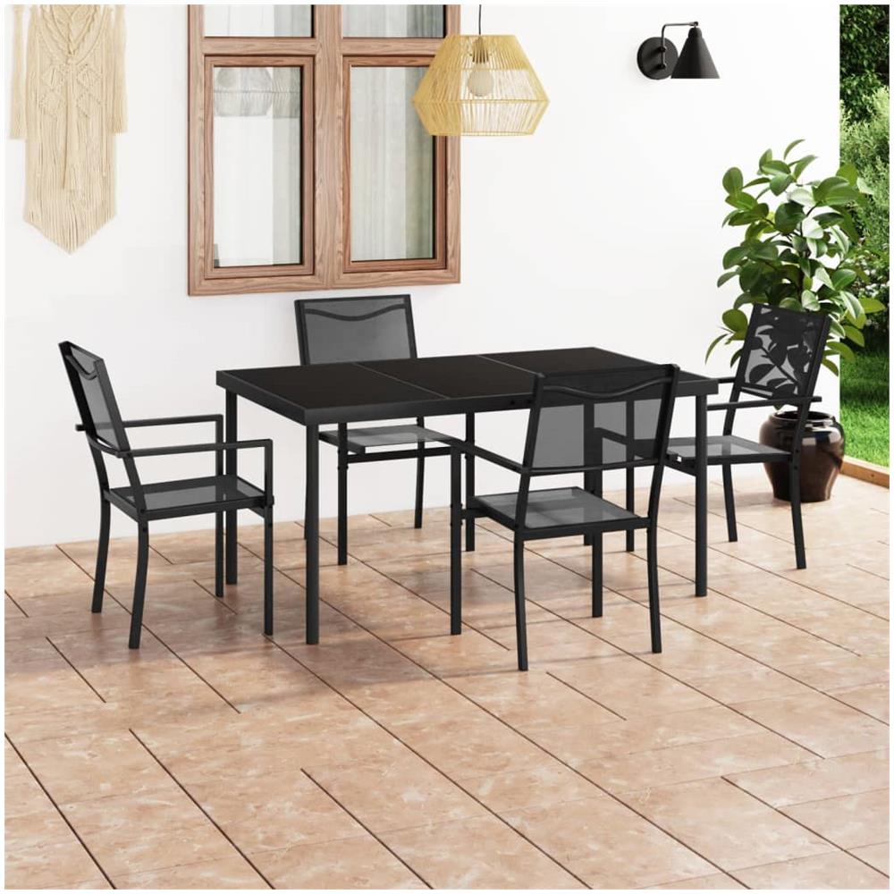 Set Da Pranzo Da Giardino 5 Pz In Acciaio - Foto 1