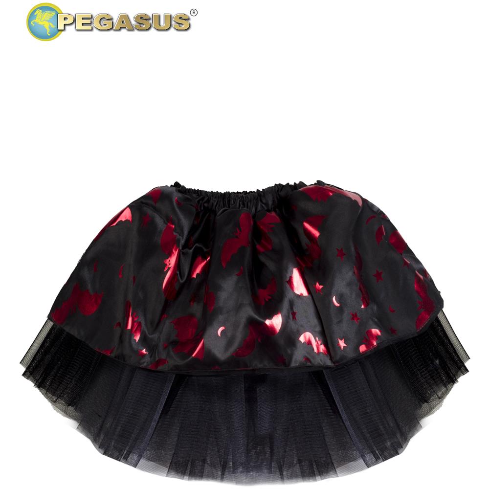 Gonna Strega Rossa Di Halloween Bambina - Foto 1