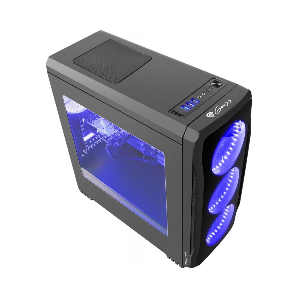 Pc Desktop Titan Intel® Core™ I3-10100 3,6 Ghz (turbo 4,2 Ghz), 16 Gb Ddr4, Ssd 480 Gb, Scheda Video Geforce® Gtx 1650 4 Gb Ddr5 128 Bit, Atx 550w - Foto 3