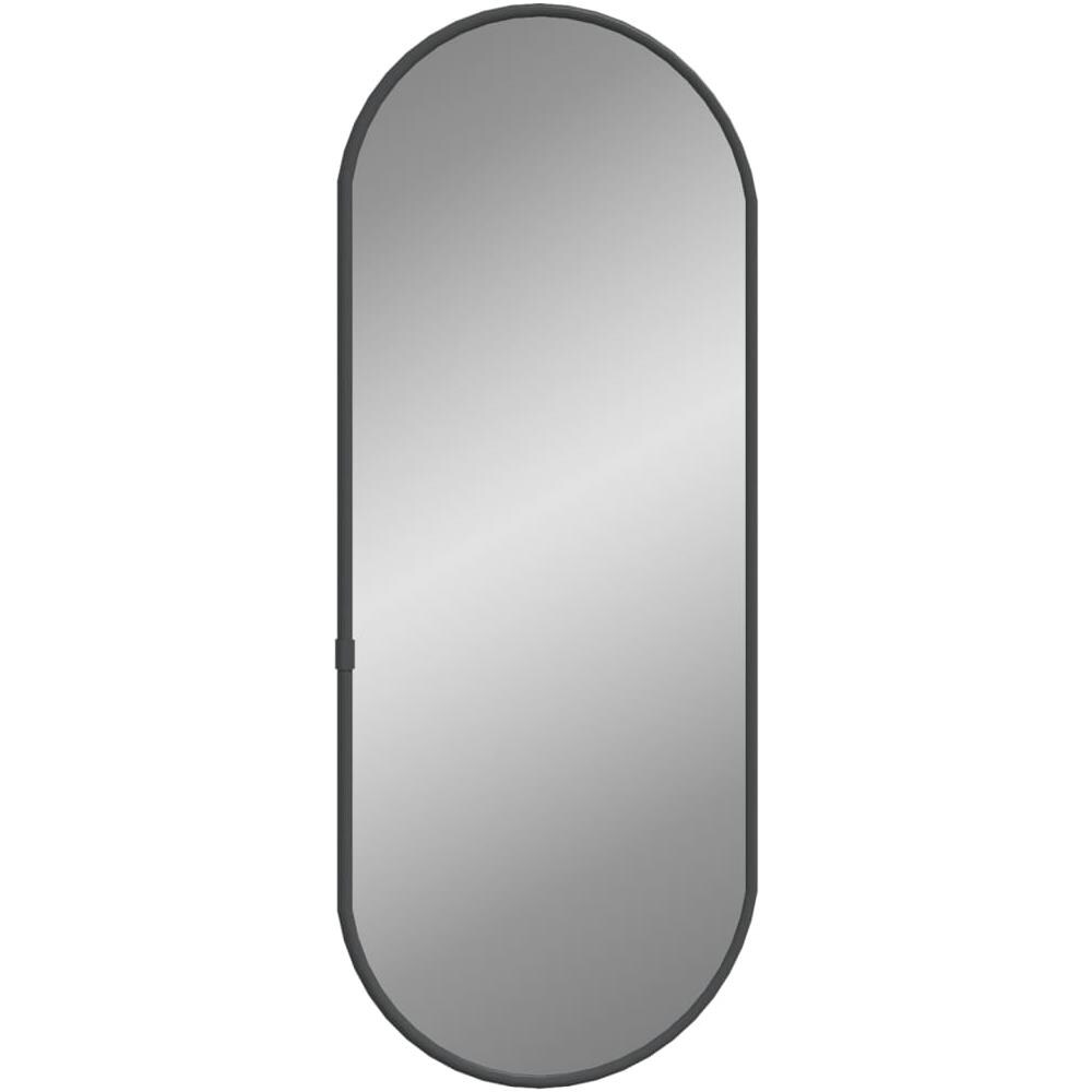Specchio Da Parete Nero 50x20 Cm Ovale - Foto 2