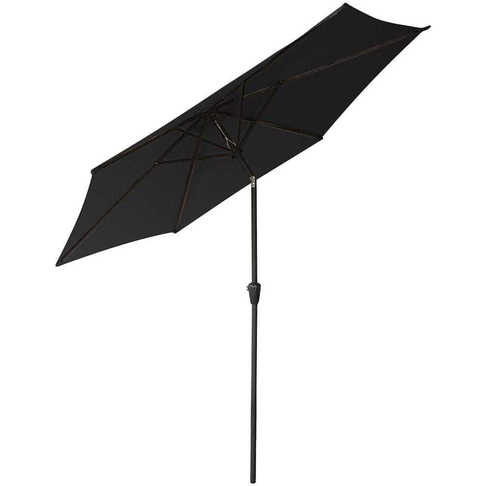 Ombrello Rotondo Diritto Hapuna Diametro 2,70m Nero - Foto 2
